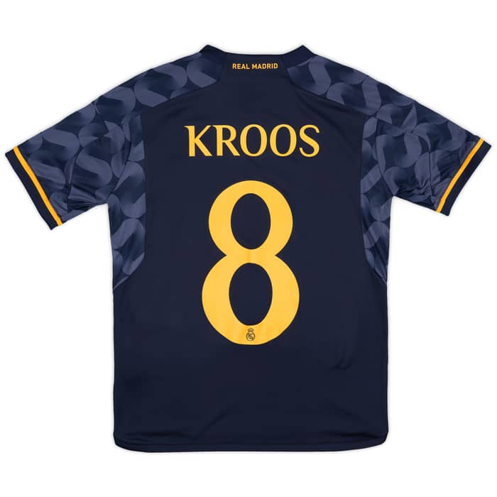 2023-24 Real Madrid Away CL Shirt Kross #8 (L.Kids)