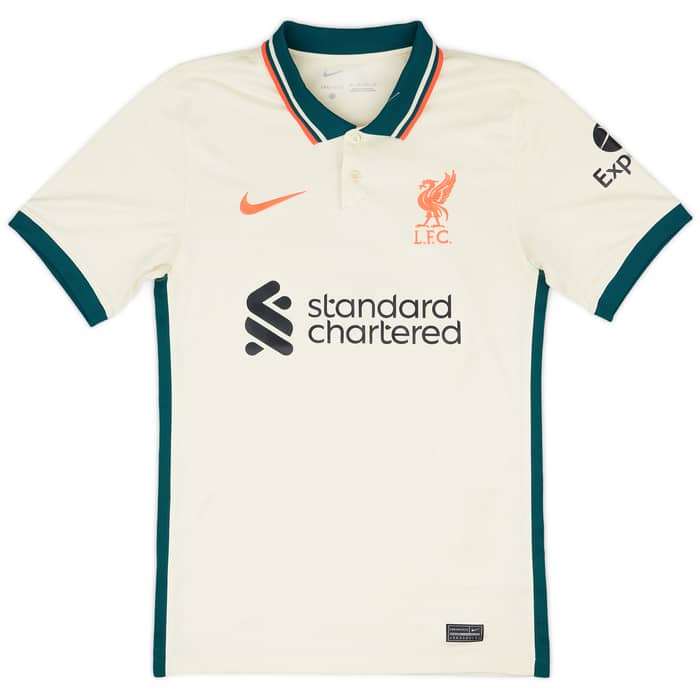 2021-22 Liverpool Away Shirt Virgil #4 - 6/10 - (XS)
