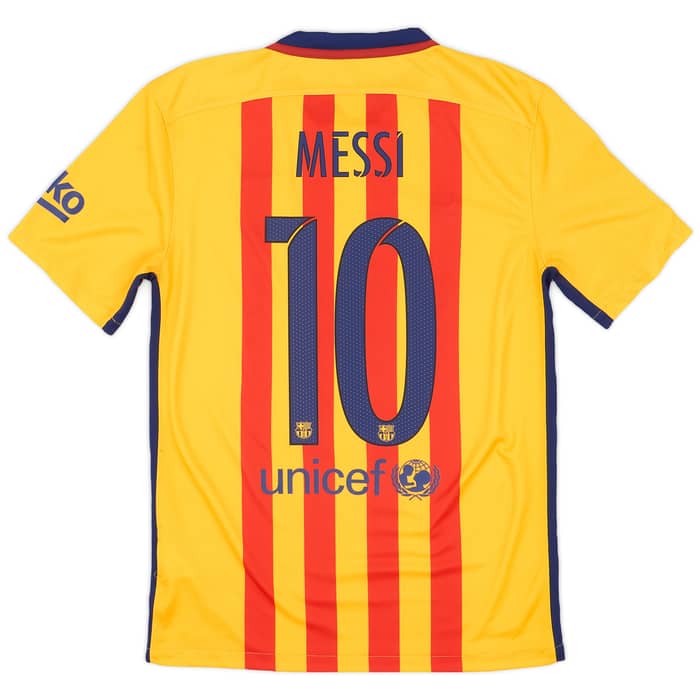 2015-16 Barcelona Away Shirt Messi #10 - 8/10 - (S)