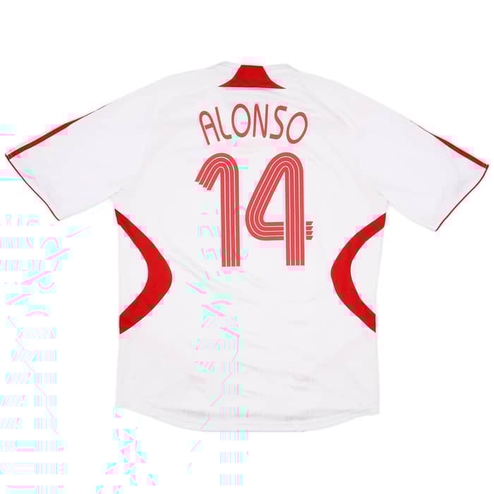 2007-08 Liverpool Away Shirt Alonso #14 - 5/10 - (XXL)