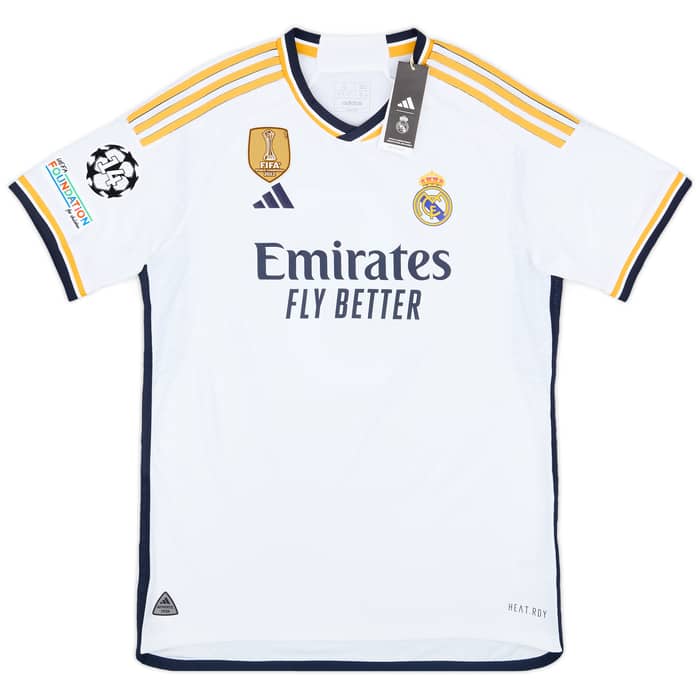 2023-24 Real Madrid Authentic Home CL Shirt Bellingham #5
