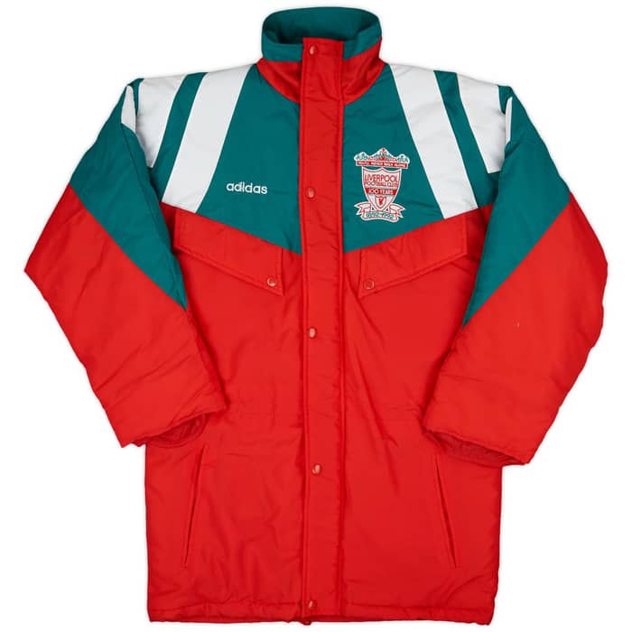 1992-93 Liverpool adidas Centenary Bench Coat - 8/10 - (S)
