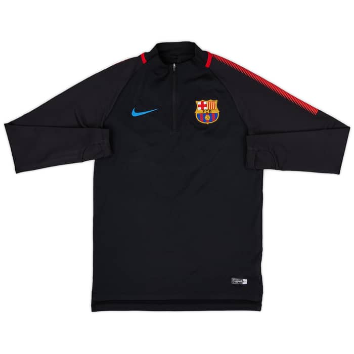 2017-18 Barcelona Nike 1/4 Zip Drill Top - 9/10 - (S)