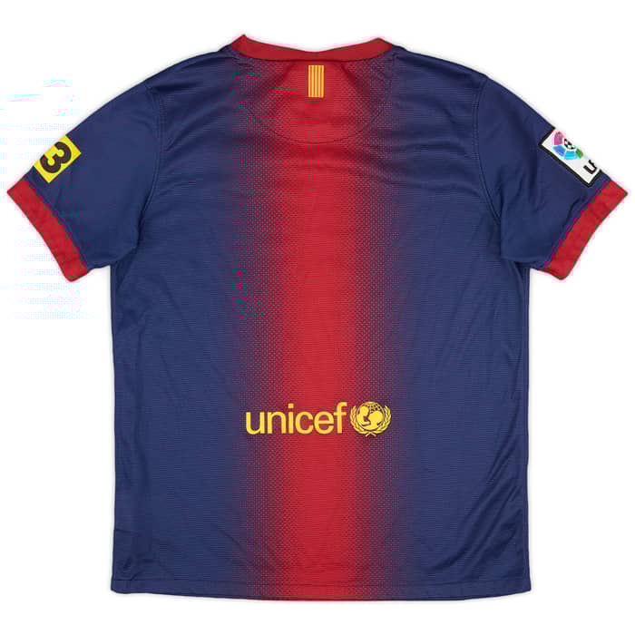 2012-13 Barcelona Home Shirt - 9/10 - (L.Boys)