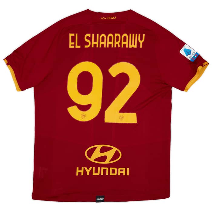 2021-22 Roma Home Shirt El Shaarawy #92 - 7/10 - (XL)