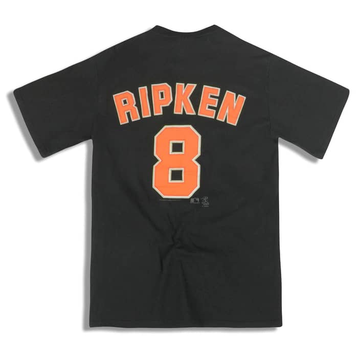 2001 Baltimore Orioles Ripken #8 Lee Sport Graphic Tee M