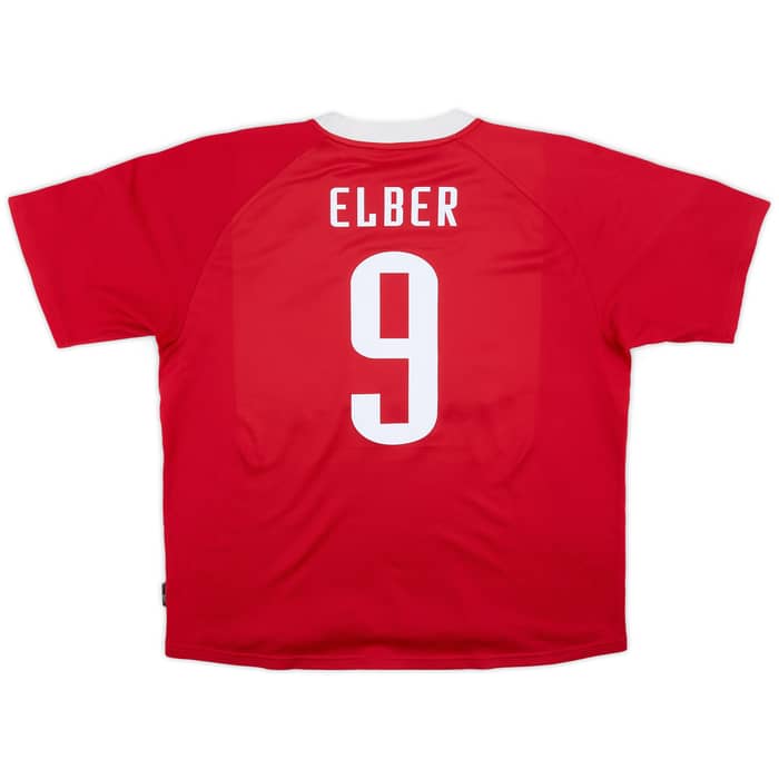 2001-02 Bayern Munich CL Shirt Elber #9 - 5/10 - (L)