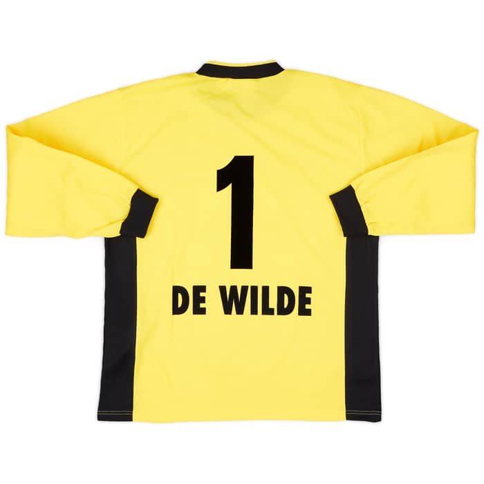 2002-04 Sturm Graz GK Shirt De Wilde #1 - 9/10 - (XS)