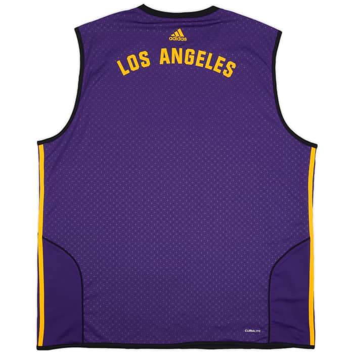 2009-10 LA Lakers adidas Reversible Training Jersey - 9/10 - (3XL)