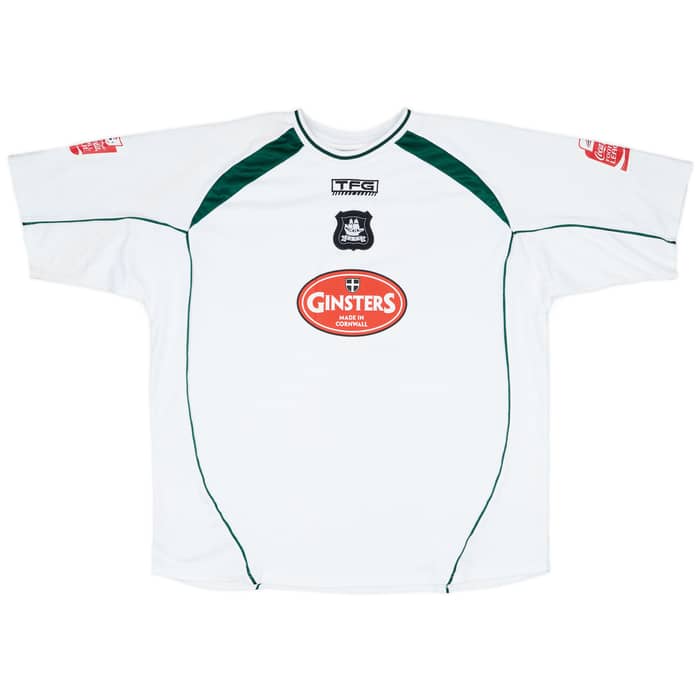 2004-05 Plymouth Match Worn Away Shirt Capaldi #14