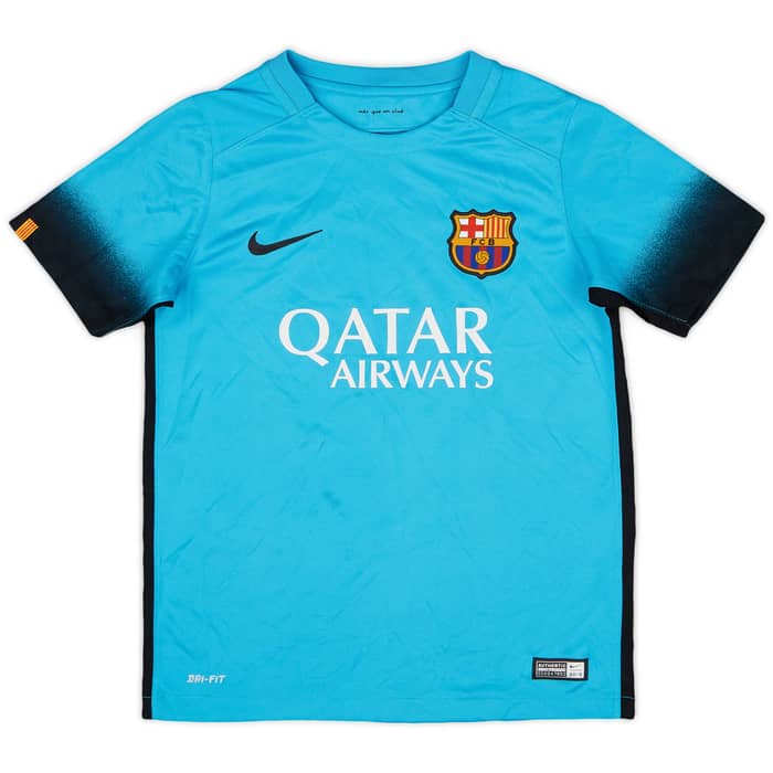 2015-16 Barcelona Third Shirt - 7/10 - (M.Boys)