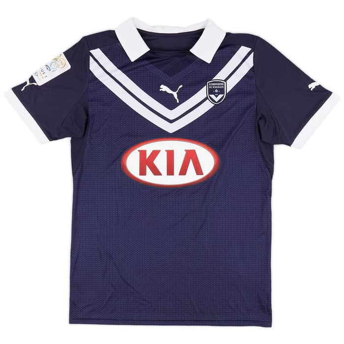 2012-13 Bordeaux Match Issue Home Shirt Bellion #11