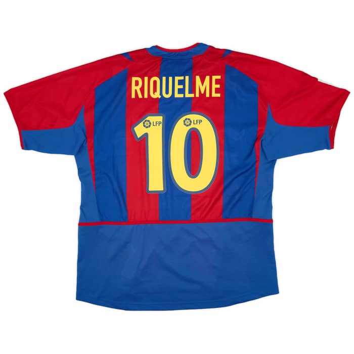 2002-03 Barcelona Home Shirt Riquelme #10