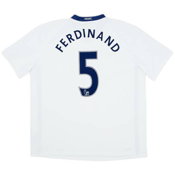 2008-10 Manchester United Away Shirt Ferdinand #5 - 7/10 - (XXL)