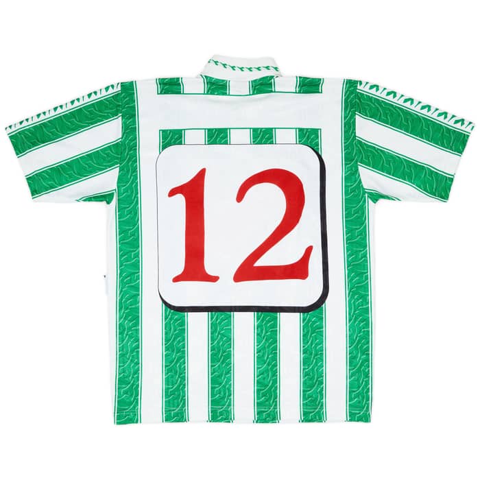 1996-98 Rapid Vienna Match Issue Home Shirt #12