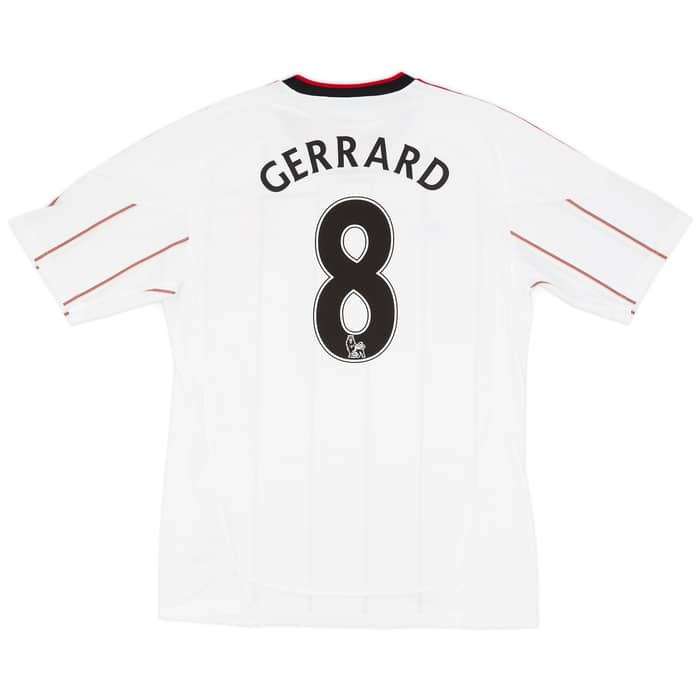 2010-11 Liverpool Away Shirt Gerrard #8 - 7/10 - (M)
