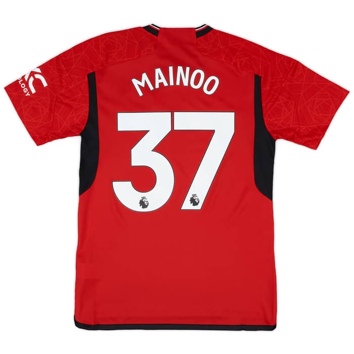 2023-24 Manchester United Home Shirt Mainoo #37