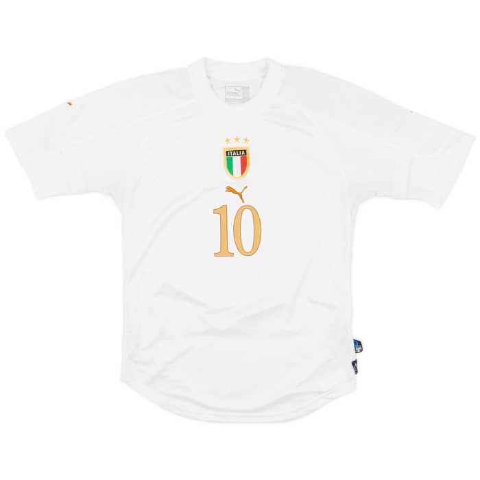 2004-06 Italy Away Shirt Totti #10 - 8/10 - (S)