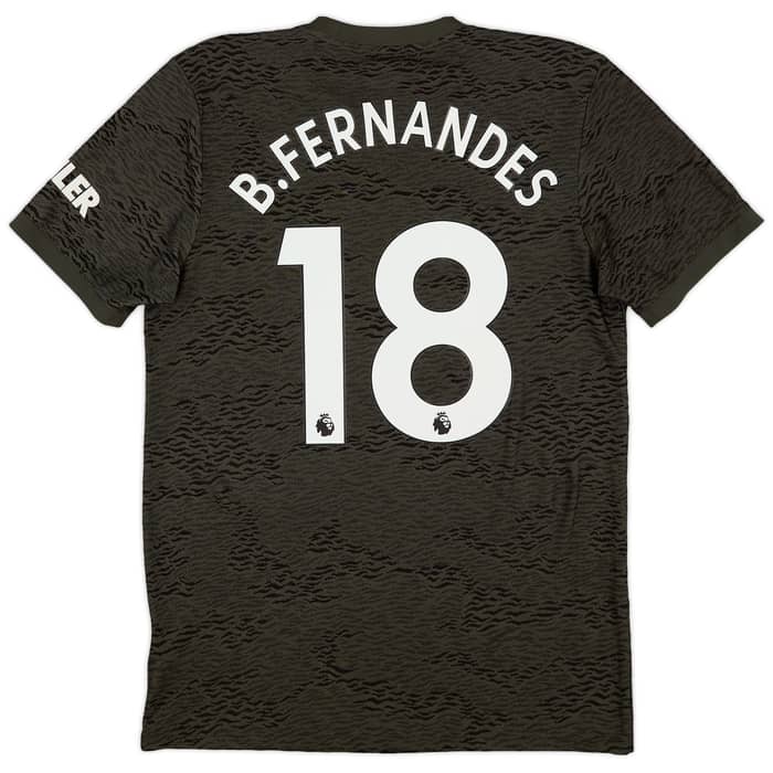 2020-21 Manchester United Away Shirt B.Fernandes #18 - 8/10 - (M)