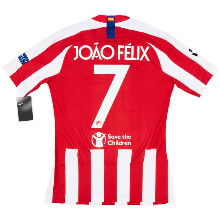 2019-20 Atletico Madrid Player Issue European Home Shirt Joao Felix #7 (M)