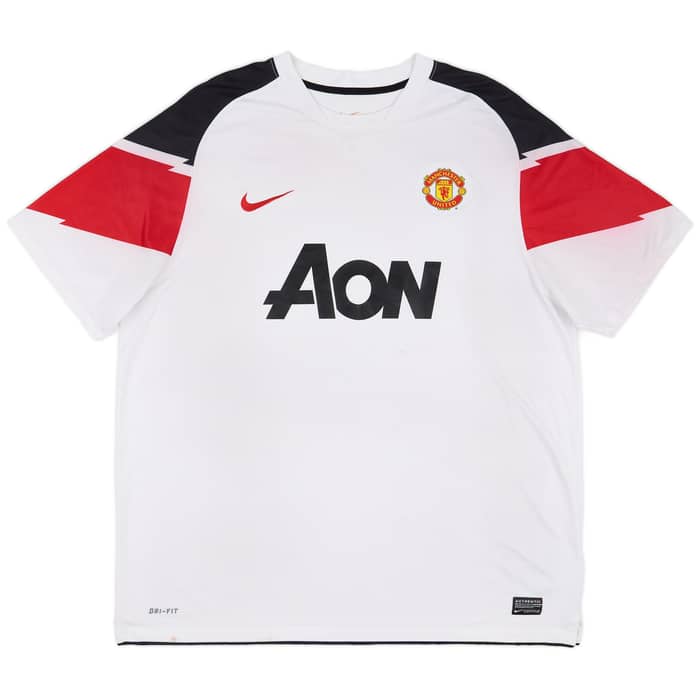 2010-12 Manchester United Away Shirt Evra #3 - 5/10 - (XL)