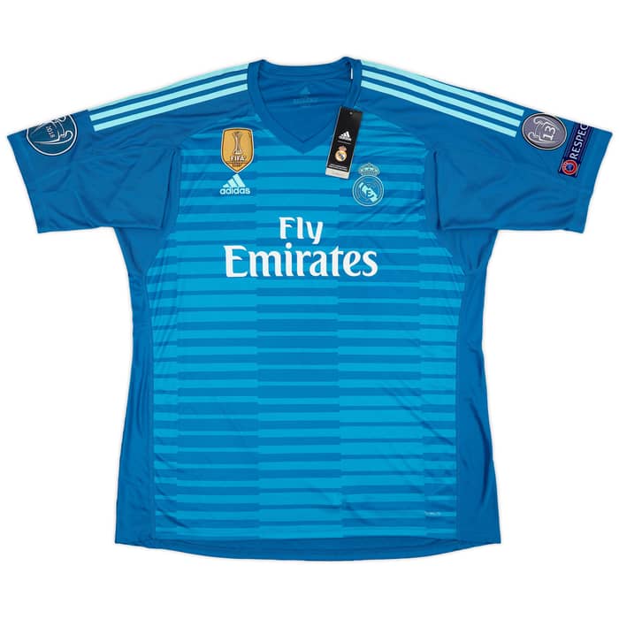 2018-19 Real Madrid GK Shirt Navas #1 (XXL)