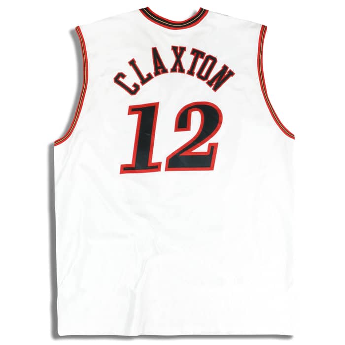 2000-02 Authentic Philadelphia 76ers Claxton #12 Champion Jersey (Home) 3XL