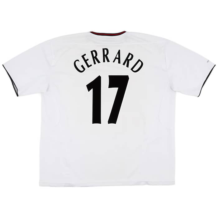 2003-04 Liverpool Away Shirt Gerrard #17 - 6/10 - (3XL)