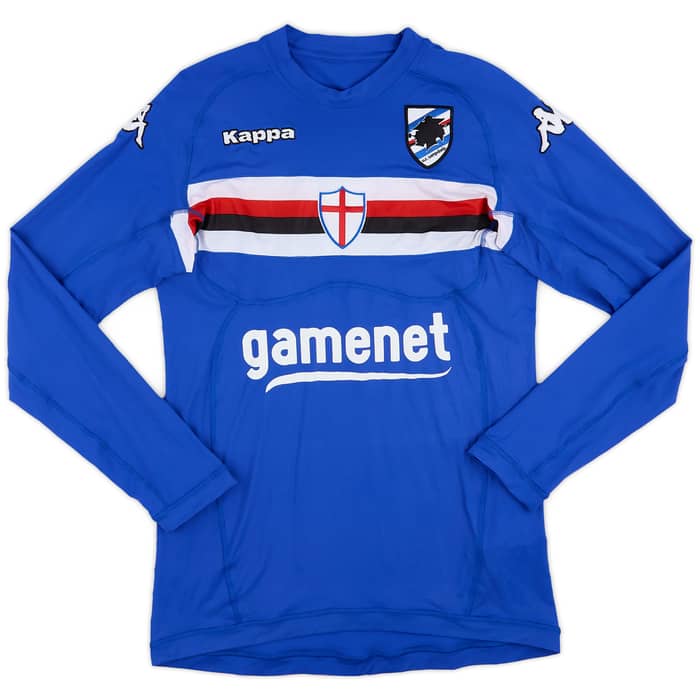 2011-12 Sampdoria Home L/S Shirt #9 - 5/10 - (XL)