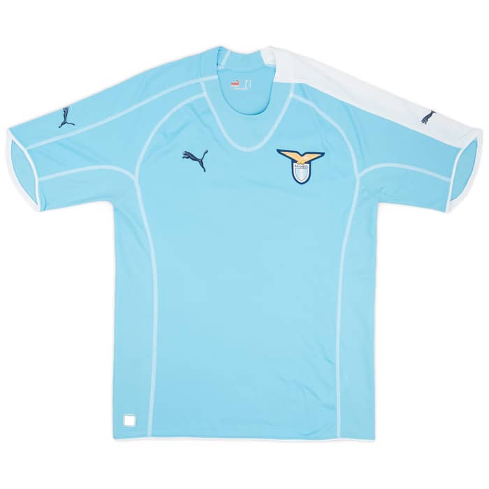 2005-06 Lazio Signed Home Shirt Siviglia #13 - 4/10 - (L)