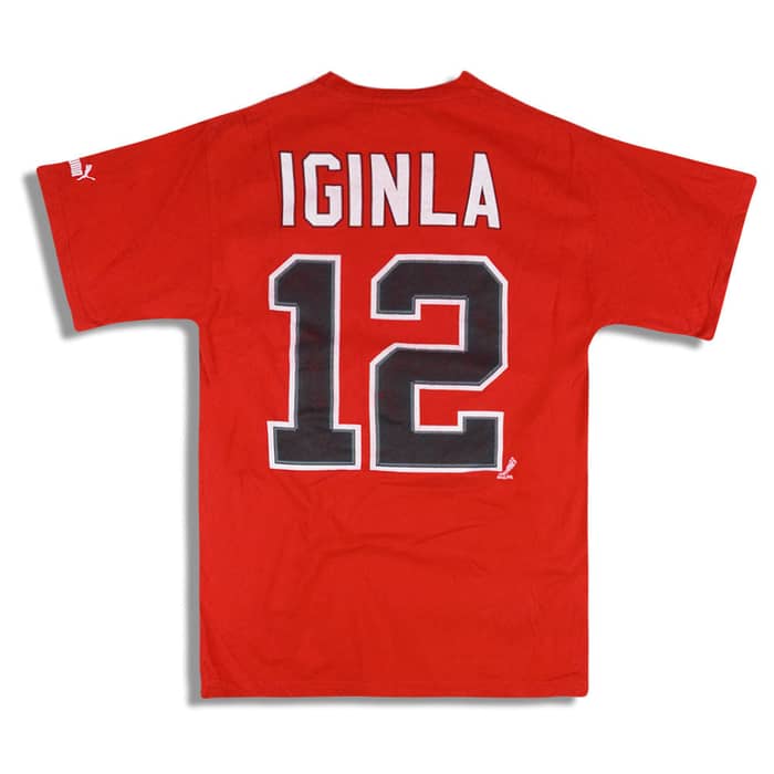 2000s Calgary Flames Iginla #12 Puma Tee M
