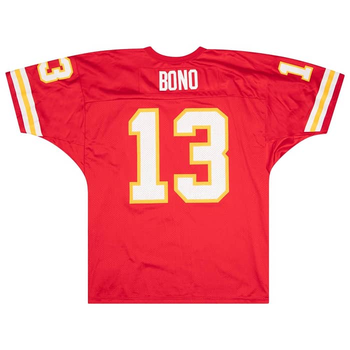 1996 Kansas City Chiefs Bono #13 Wilson Jersey (Home) XL