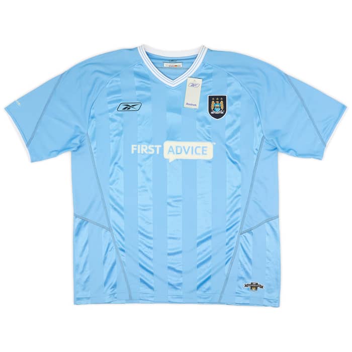 2003-04 Manchester City Home Shirt Reyna #6 (XL)