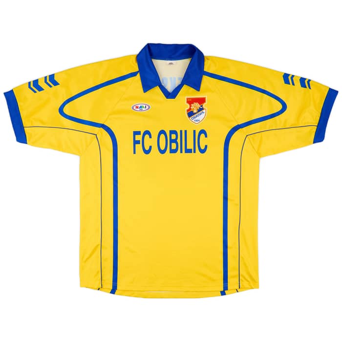 2001-02 FK Obilic Home Shirt Aleksic #14 - 9/10 - (XL)