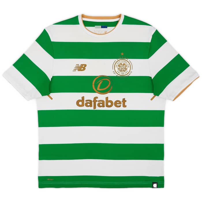 2017-18 Celtic 'Lisbon Lions 50th Anniversary' Home Shirt - 7/10 - (M)