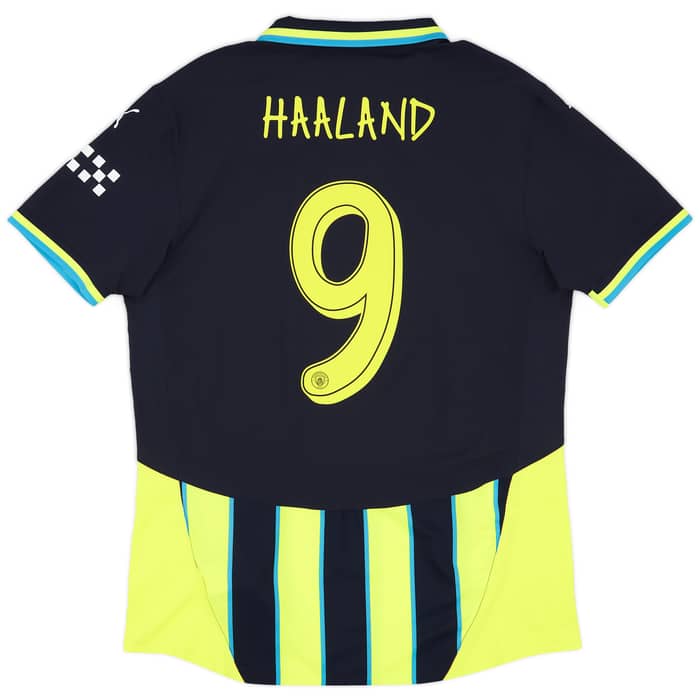 2024-25 Manchester City Authentic Away Shirt Haaland #9