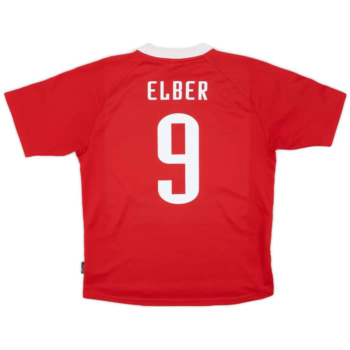 2001-02 Bayern Munich CL Shirt Elber #9 - 8/10 - (M)