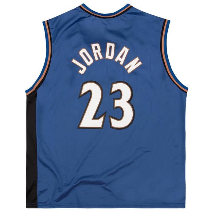 2001-02 Washington Wizards Jordan #23 Champion Jersey (Away) Y
