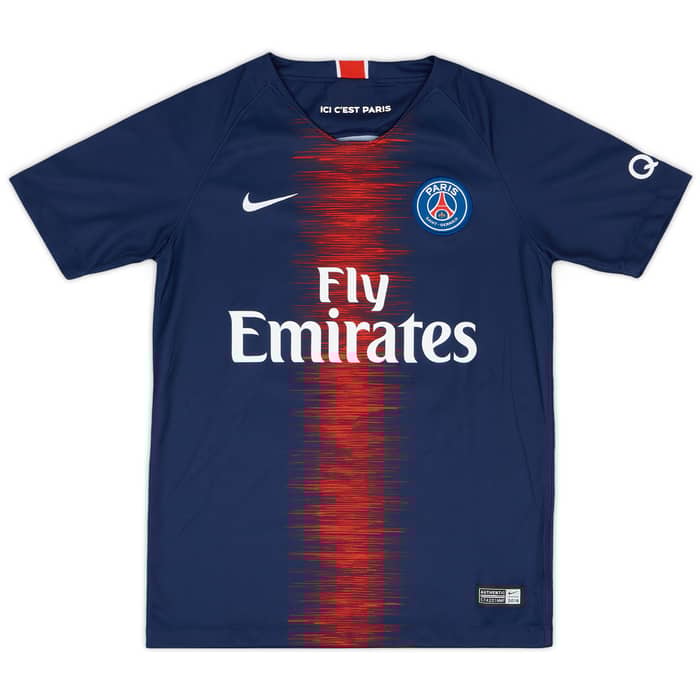 2018-19 Paris Saint-Germain Home Shirt Neymar #10 - 9/10 - (M.Boys)