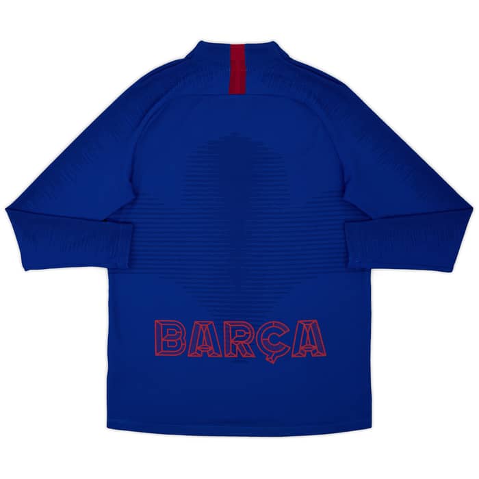 2019-20 Barcelona Nike Vaporknit 1/4 Zip Drill Top - 7/10 - (L)