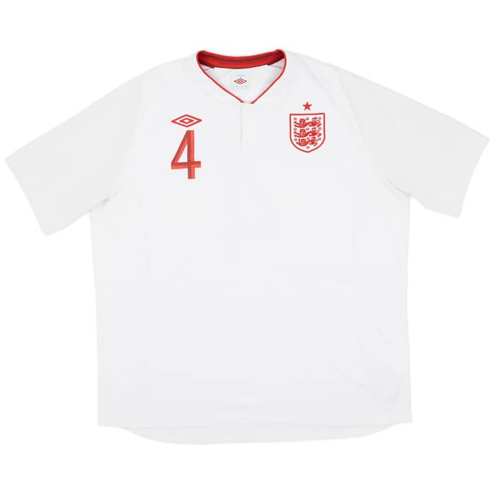 2012-13 England Home Shirt Gerrard #4 - 6/10 - (3XL)