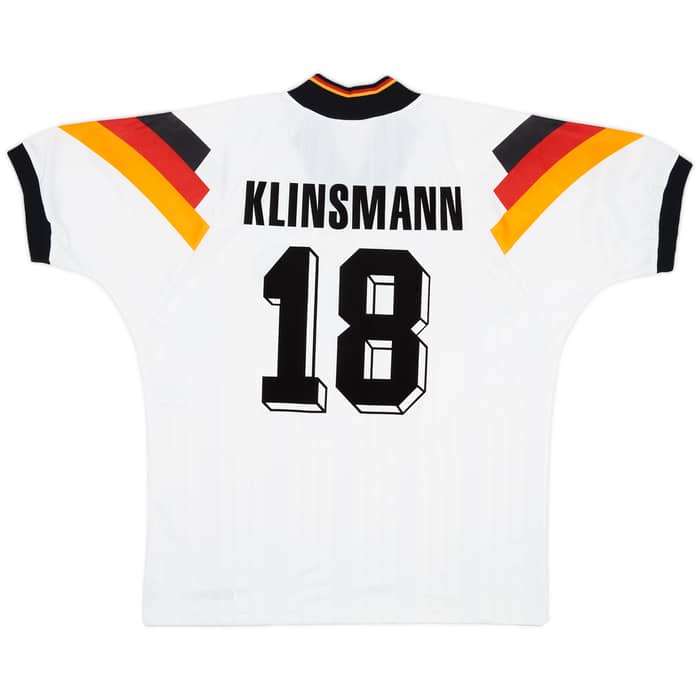 1992-94 Germany Home Shirt Klinsmann #18 - 8/10 - (XXL)