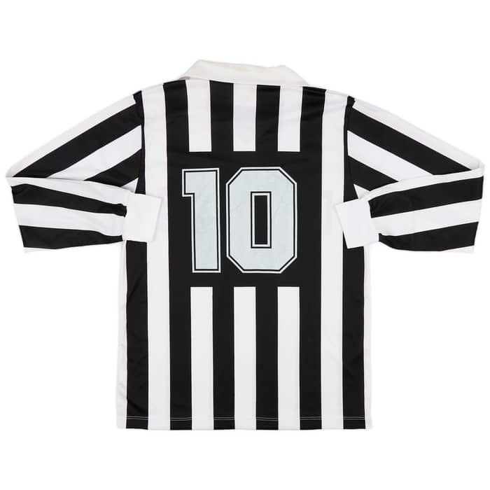 1992-94 Juventus Basic Home L/S Shirt #10 - 8/10 - (L)