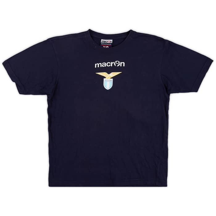 2012-13 Lazio Macron Cotton Tee - 8/10 - (XS)