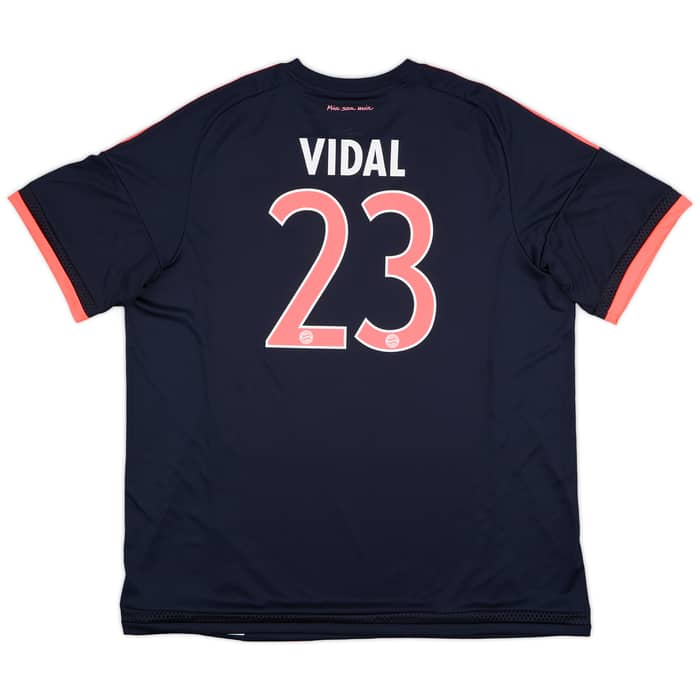 2015-16 Bayern Munich Third Shirt Vidal #23 - 8/10 - (XXL)