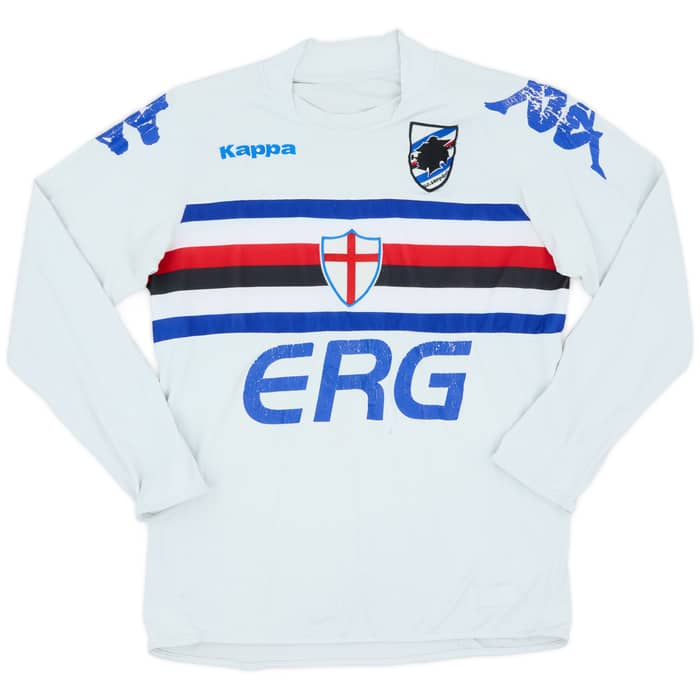 2007-08 Sampdoria Away L/S Shirt - 4/10 - (M)