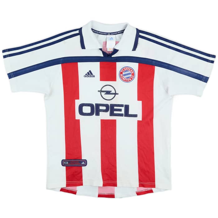 2000-01 Bayern Munich Away Shirt Elber #9 - 5/10 - (XL.Boys)