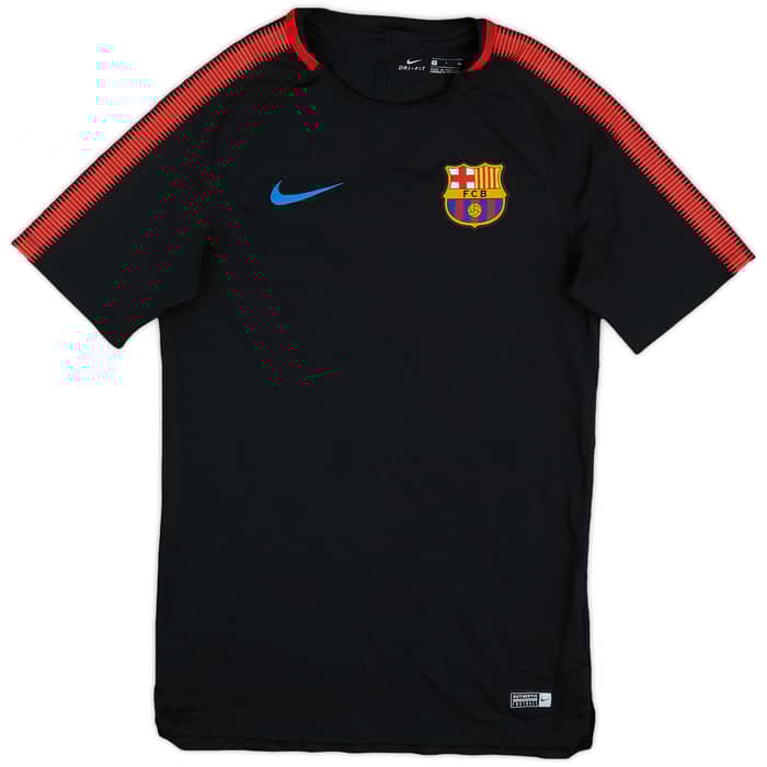 2017-18 Barcelona Nike Training Shirt - 9/10 - (S)