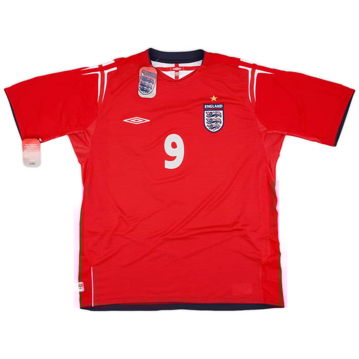 2004-06 England Away Shirt Rooney #9 (XL)