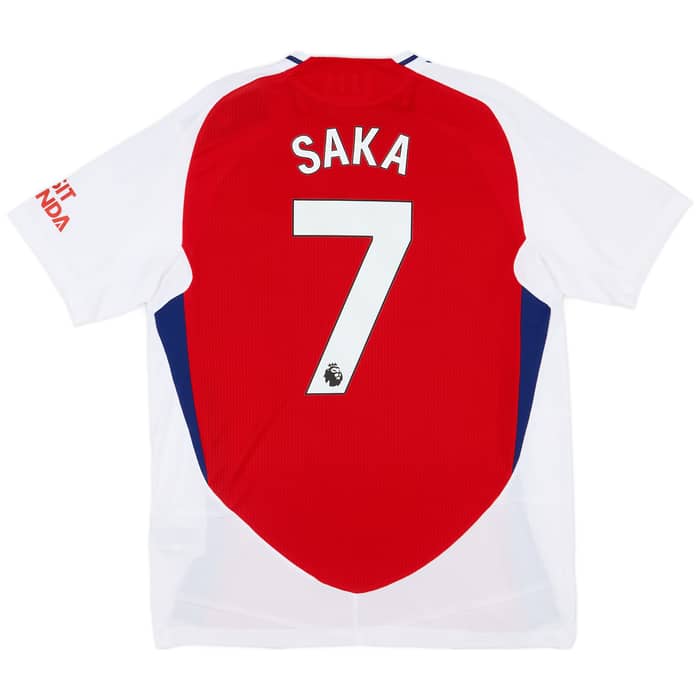 2024-25 Arsenal Authentic Home Shirt Saka #7